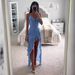 Women's clothing trade independent station new sexy suspender irregular color dress_ecoleips.com