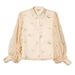 "Caramel Latte" French Retro Hepburn High-Waisted Tie-Waist Flared Midi Women's Half Skirt Shirt Set For Autumn_ecoleips.com