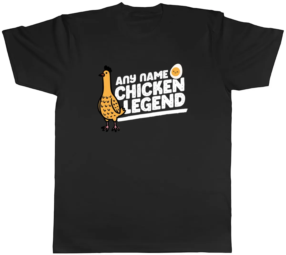 Women's T-Shirts Personalised Chicken Legend Protein Egg Lover Mens T-Shirt Tee Gift Top_ecoleips.com
