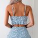 Women's Floral Bikini Set – Ruffled Triangle Top + Bow-Tie Skirted Bottom (3-Piece, Adjustable Straps & Quick-Dry)_ecoleips.com