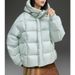 girl Girl Longing For Goose Down Jacket Women High-End Color-Block Hooded Short Loose Thickened Warm Coat Winter 2025 New Model_ecoleips.com
