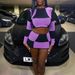 Women's Sexy Midriff Baring Patchwork Two Piece Set Autumn/Winter New Arrival Clothing_ecoleips.com