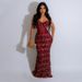 2025 New Glitter Party Long Fashion Strap Wrap Hip A-line Dress_ecoleips.com