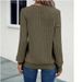 Spring And Autumn Solid Color V-Neck Long Sleeve T-Shirt Women's Fashion Versatile Brushed Pit Strip Knitted Pullover To_ecoleips.com