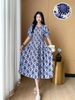 Women's Rayon Floral Summer Travel Bohemian Beach Dress Flared Long Skirt_ecoleips.com