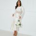 Solid Color Cowl Neck Open Back Long Sleeve Maxi Dress Women Elegant Hot Girl Casual Slim Long Dress_ecoleips.com