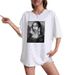 2025 Summer New Men's And Women's Short Sleeve T-Shirts Trendy Brand Casual Fashion Couples Outfits_ecoleips.com