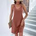 Women's Sleeveless V-Neck Slip Dress - Elegant Bodycon Midaxi Dress With High Waist For Daily Casual Wear_ecoleips.com