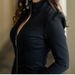Women's Office Dress Long Sleeve Stand Collar Slim Fit Knit Dress - Spring Workwear Stretch Pencil Dress For Business Casual_ecoleips.com