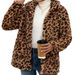 Plaid Fleece Jacket For Women - Classic Long Sleeve Coat With Patch Pockets (Winter Casual Outerwear, Multiple Colors & Sizes)_ecoleips.com