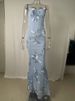 Mozision Spaghetti Strap Backless Sexy Maxi Dress Women Gown Floral Ribbon Applique Sleeveless Bodycon Evening Club Party Dress_ecoleips.com