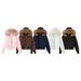 Women's Winter Hooded Zip-Up Coat – Warm Faux Fur-Lined Jacket For Casual & Streetwear_ecoleips.com
