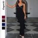 DiYun Cross-Border European And American Strap Bodycon 2025 Summer Independent Station Y2K Style Long Dress_ecoleips.com