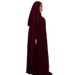 Cross-Border Women's Clothing Middle East Jalabia Chiffon Rhinestone Hooded Skirt Arabic Long Robe 8724#_ecoleips.com
