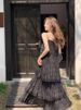 French-style White Elegant Lace Strap Cake For Women, Seaside Vacation Style, Summer 2025 New Long Dress_ecoleips.com