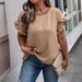 2025 Independent Website Cross-Border Hot-Selling Foreign Trade Women's Round-Neck Short-Sleeve Clothing_ecoleips.com