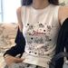 Women's New Summer Sleeveless Tank Top T-shirt, Simple Korean Style, Trendy, Versatile, And Fashionable_ecoleips.com