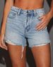Women's Clothing Ripped Straight Pants Women's Denim Shorts_ecoleips.com