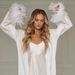 2026 European And American Autumn Winter New Long Satin Feather Nightgown Strap Nightdress Pajamas Two-Piece Set Women's_ecoleips.com