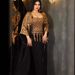 3906 Muslim Long Skirt, Arabian Robe, Abaya Women's New Two-Piece Dress Set_ecoleips.com