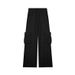 2025 Spring Multi Pocket Workwear Jeans Women's New High Waisted, Loose A Wide Leg Slimming Versatile Casual Pants_ecoleips.com