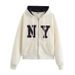 Women's Preppy Style Velvet Pant Set European American Fashion Sweatshirt And Trouser Combo New 2026_ecoleips.com