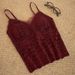Women's Camisole 2026 New Autumn And Winter French V-neck Lace Hollow-out Beautiful Back Inner Layer Top_ecoleips.com