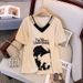 Large Size Women's Clothing Summer New Foreign Style High-end Short-sleeved T-shirt Women's Fake Two Pieces Design Loose And Thin Top_ecoleips.com