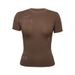 Women's Clothing Skinns Women's Slim Fit Short Sleeve T-Shirt Comfortable Seamless Round Neck Top For Autumn And Winter_ecoleips.com