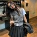 Sleeveless Knitted Cardigan, Stylish Trendy, Casual And Versatile, Women's V-neck With Single Row Of Buttons, Elegant_ecoleips.com