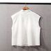 Women's Casual Stand Collar Short Sleeve Pullover T-Shirt Fashion Digital Print Top in Stock Hot Selling_ecoleips.com