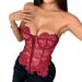 Pure Lace Button Top Women's Low Cut Style Curve Goddess Hot Girl Must Have Jumpsuits Rompers_ecoleips.com