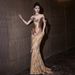 Women's Clothing One Shoulder Evening Dress Celebrity Fishtail Slim High End Light Luxury Niche Annual Meeting Dress_ecoleips.com