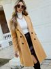 Popular Autumn Winter Long-sleeve Blazer-style Double-breasted Double-sided Woolen Coat With Lining For Women On Wish_ecoleips.com