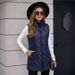 Trendy Quilted Longline Puffer Vest For Women - Lightweight Streetwear Jacket With Stand Collar, Zipper Closure, Multiple Colors (S-XXL)_ecoleips.com