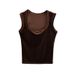 French-style Retro Square-neck Sleeveless Camisole Women, Niche Style Trendy Girls, Suitable Outerwear Or Layering,_ecoleips.com