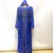 export Solid Color Rhinestone Embellished Loose-fitting Dubai Saudi Long Dress Women's Robe Abaya_ecoleips.com