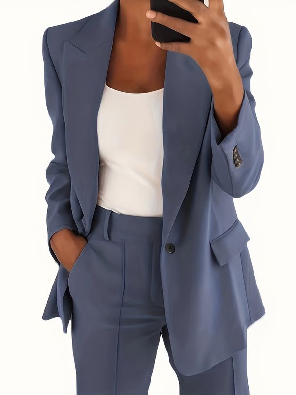 Women's Clothing Women's Clothing New Fashion Advanced Slim Lapel Cardigan Temperament Suit Jacket Suit Women_ecoleips.com