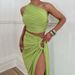 Women's Clothing Summer New Sexy Backless Tube Top Slim Fit Slit Skirt Suit_ecoleips.com