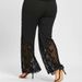 Women's Clothing Plus Size Women's Lace Patchwork Wide Leg Casual Pants Comfortable Fit Plus Size Women's Clothing Popular_ecoleips.com