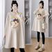 Autumn New Korean Fashion Printed Maternity Dress_ecoleips.com