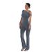 Audday 2024 Summer New Women's Solid Color Casual Sexy Off-Shoulder Comfortable Slim Top And Pants Set_ecoleips.com