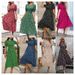 Real Shot In-stock Foreign Trade Cross-border 1688 Alibaba Floral Print Puff Sleeve European And American_ecoleips.com
