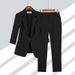 Girl Professional For Women 2025 Spring Summer New Simple Solid Color Plus Size Blazer Elegant Slim Fit Two-Piece Suit_ecoleips.com