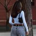 Women's Clothing Y2K Long Sleeve Vest T-Shirt Solid Color Casual Elegant Fashion Autumn Winter Top For Adults_ecoleips.com