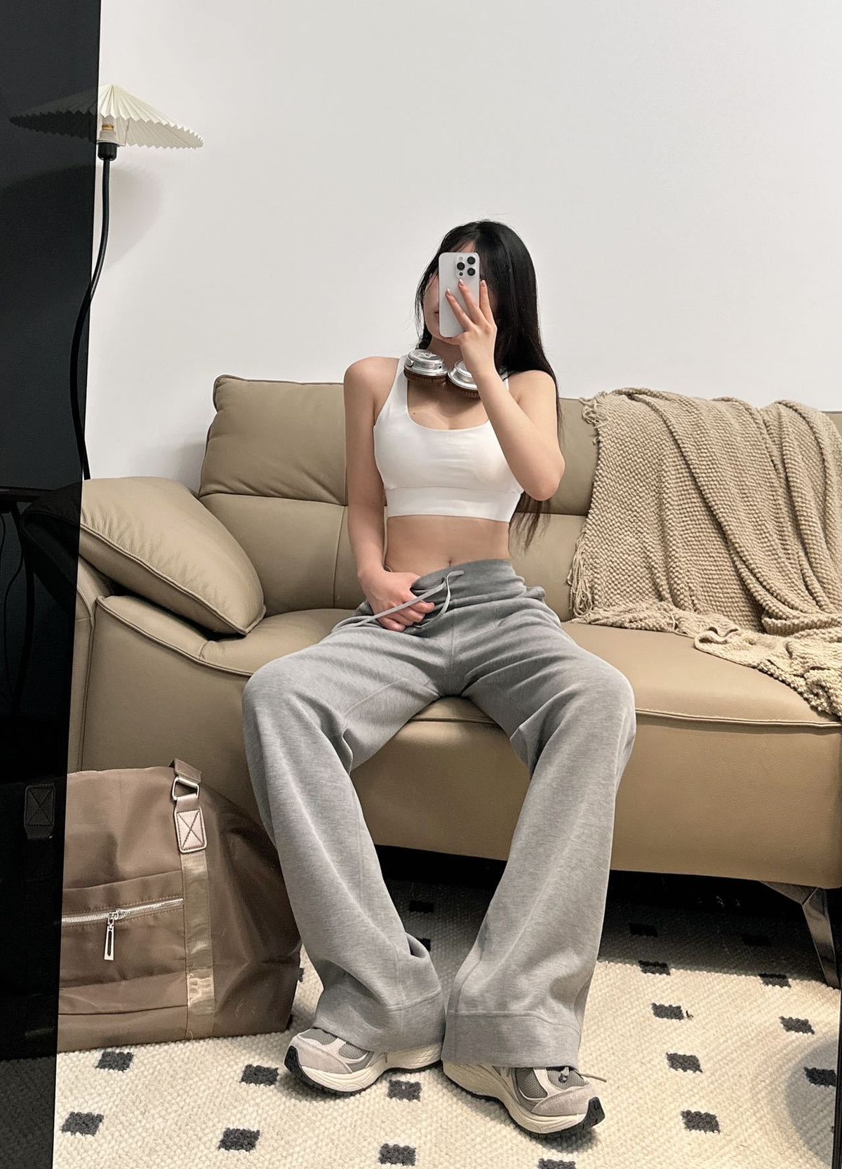 Women's Clothing Style High-Waisted Airy Straight Leg Pants Slimming Casual Loose Modal Wide Leg Bottoms For Women_ecoleips.com