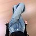 Retro Star-Embellished Flared Jeans For Women – Winter Fleece-Lined Wide-Leg Pants, High Waist & Stretch-Free (S-2xl)_ecoleips.com