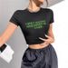 Independent Station Cross-Border Women's Fashion European And American Style Printed Regular Shoulder T-Shirt_ecoleips.com