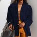 Women's Blazer Coat - Vintage Loose Fit Long Sleeve Jacket With Pockets, Elegant Casual Office Wear_ecoleips.com