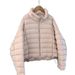 girl Girl Girl 2025 Winter New 90% White Duck Stand Collar Ribbed Down Jacket For Women Casual Fashion Versatile Trendy_ecoleips.com
